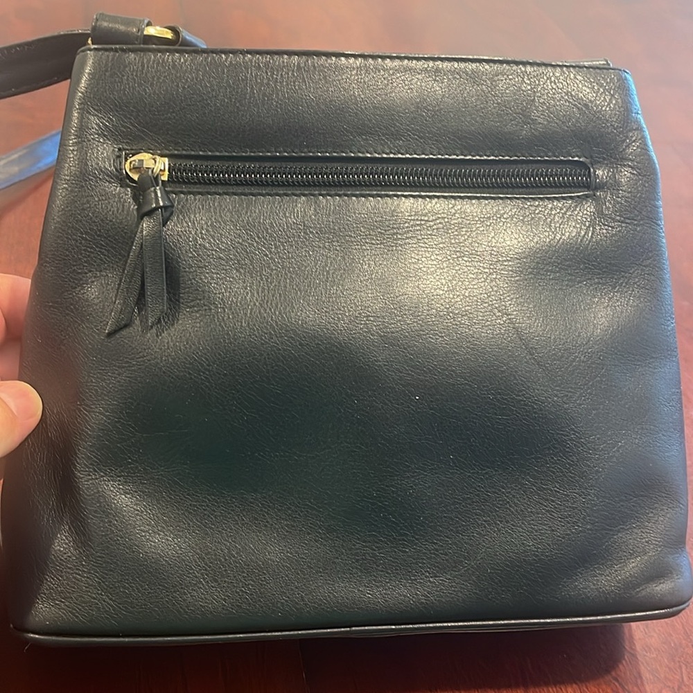 Vintage Paloma Picasso Black Leather Shoulder Bag - Picture 7 of 12